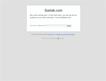 Tablet Screenshot of gaslab.com